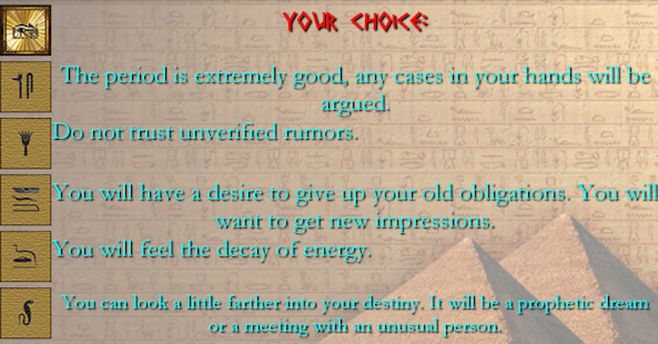 Fortune telling of the Ancient World 3.2 screenshots 7