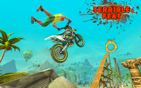 Moto Bike Stunts 3D Bike Games Screenshot