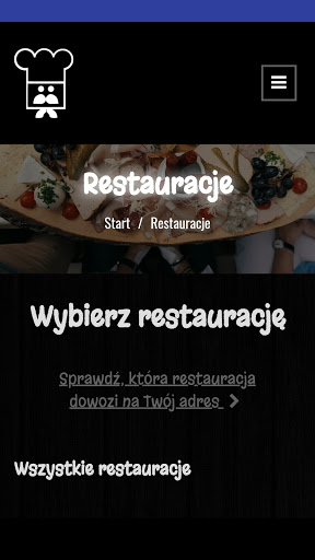 Android application Pizzeria Nocożercy screenshort