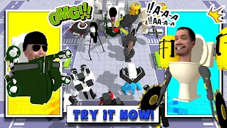 Game screenshot マージトイレバトルマスター mod apk