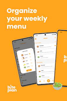 Bite plan: Weekly menu plannerのおすすめ画像1