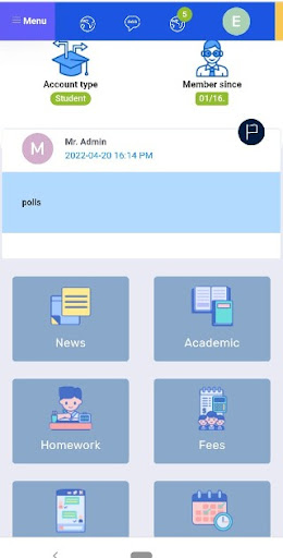 Zero 2 Infinity Public School Screen 2