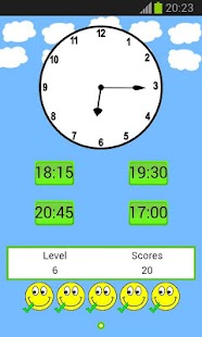 clock game for kids Screenshot