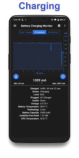 Battery Charging Monitor Screen 2