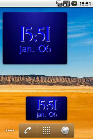 Digital Clock Widget Screen 2