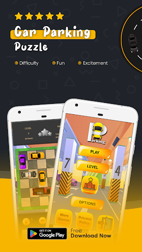 Android application Car Parking Puzzle screenshort