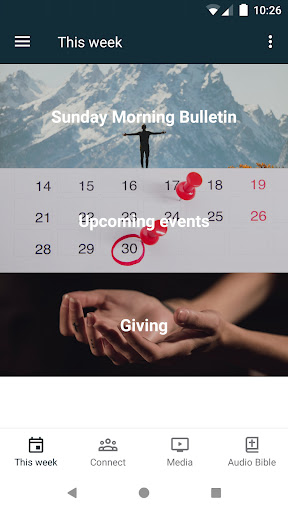 Android application Central Presbyterian Merced screenshort