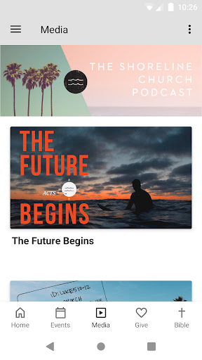 The Shoreline Church App Screen 2