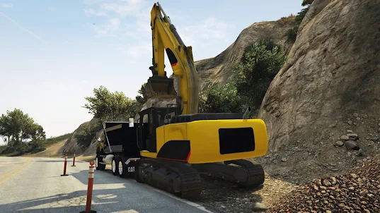 Simulador de excavadora camión