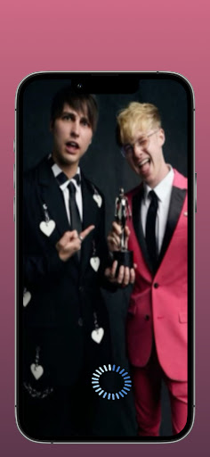 Android application Sam and Colby Fake Call screenshort