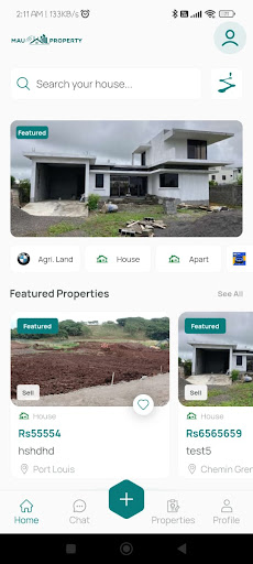 Android application MauProperty screenshort