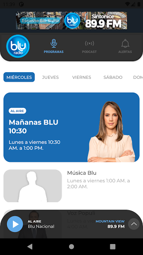 BLU Radio Screen 3