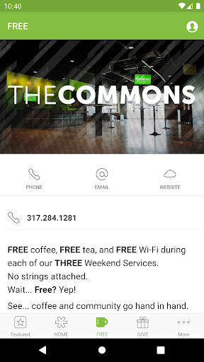 Crosspoint Fishers App Screen 2