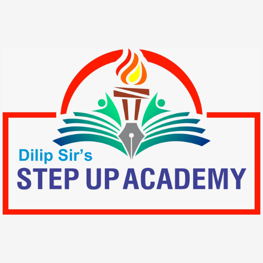 Dilip Sirs STEP UP ACADEMY logo