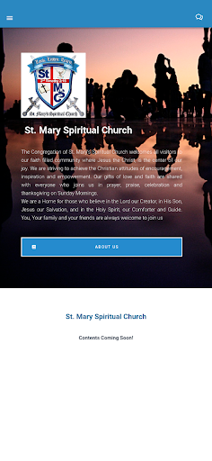 Android application St. Mary Spiritual Church, Inc screenshort
