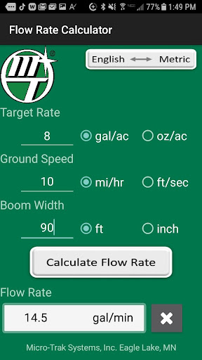 Flow Rate Calculator