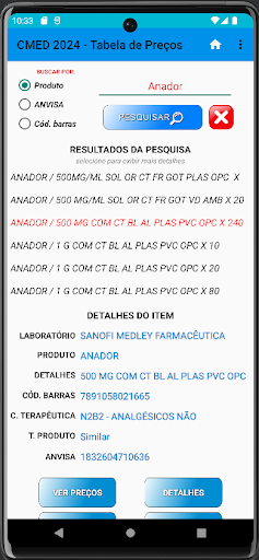 CMED 2024 - Tabela de Preços Screen 2