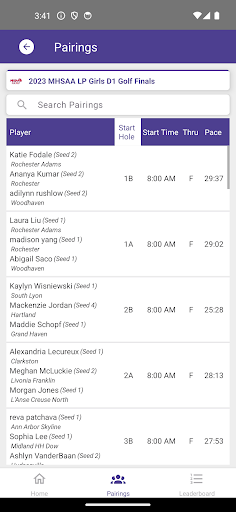 MHSAA GOLF Screen 2