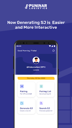Android application Multi-Tier Warehouse System screenshort