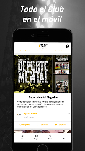 Android application Deporte Mental screenshort