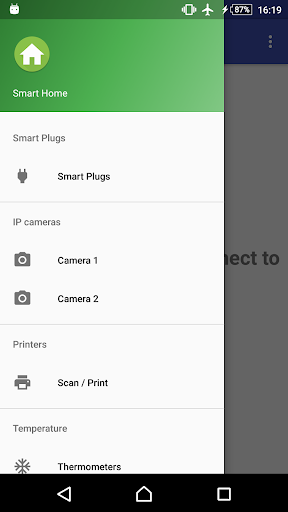 Android application Smart Home screenshort
