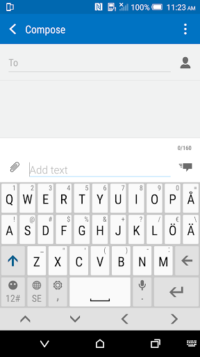 Android application HTC Sense Input - SV screenshort