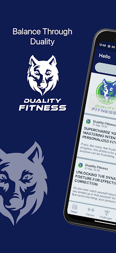 Android application Duality Fitness screenshort