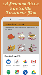 Woodcut Series - Thanksgiving Sticker Pack