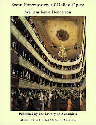 Obraz ikony: Some Forerunners of Italian Opera