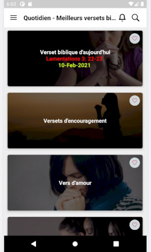 Verset biblique - Quotidien Screenshot 1 - AppWisp.com