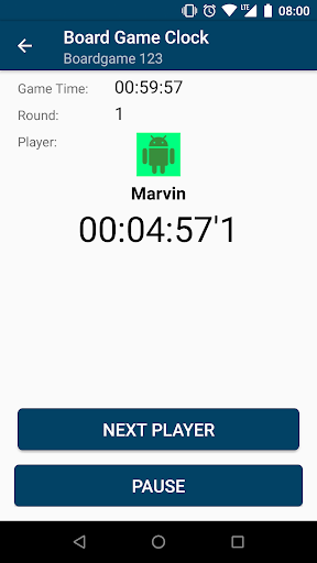 Game Clock (PFA) Screen 3