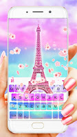 screenshot of Sky Sakura Paris Love Keyboard