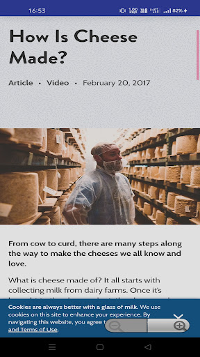 Android application Types Of Cheese screenshort