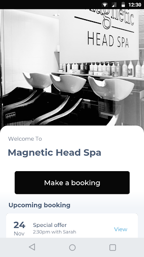 Android application Magnetic Head Spa screenshort