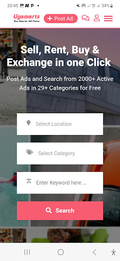 Android application Ugamarts: Sell and Buy online screenshort