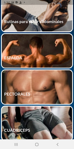 Fitness. Rutinas y ejercicios Screen 2