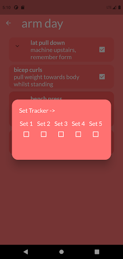 workoutBuddy Screen 3