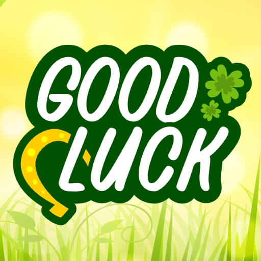 Good Luck Best Wishes Card GIF logo