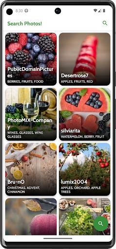 Android application Search Photos! screenshort