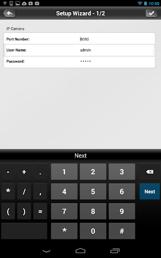 Android application Vcam screenshort
