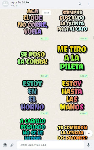 Argentina Stickers Animados