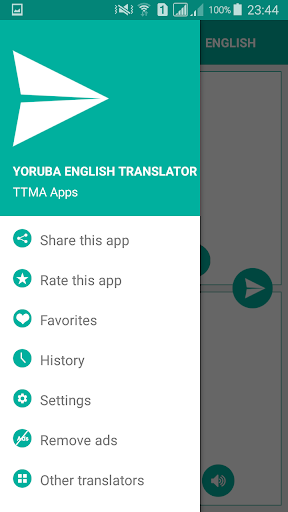 Yoruba English Translator Screen 3