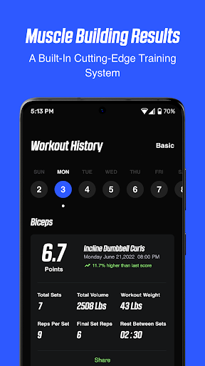 Muscle Mode Screen 2