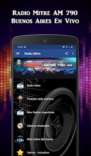 Radio Mitre AM 790 Argentina Screenshot
