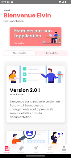 Android application Rosalyna screenshort