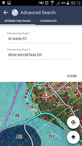 Android application eCOP - SDR screenshort