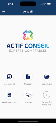 Actif Connect Screen 2