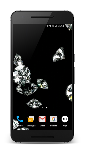 Diamonds Video Live Wallpaper Screen 2