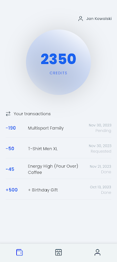 Wallet Screen 2
