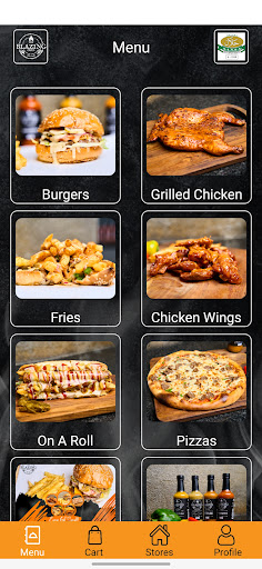 Android application The Blazing Grill screenshort